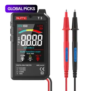 NJTY T3 Smart Digital Multimeter, Auto Ranging Multimeter, Multimeter for Measuring Voltage & Resistance, Rechargeable Multimeter with Live Wire Recognition, Voltage Tester, Voltage Check Tool #GLOBAL PICKS
