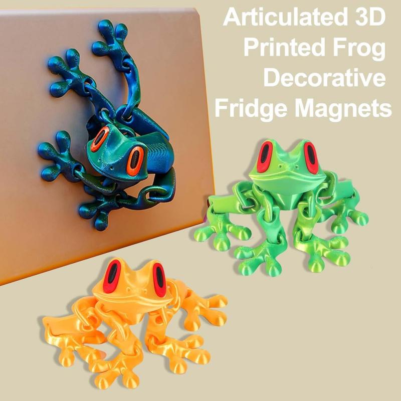 3D Printed Magnetic Frog Toy Night Light Magnet