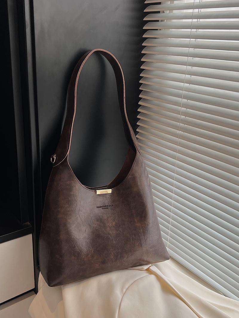 25 fall&winter Women's Satchel Handbag, Elegant Plain Design, Perfect for Daily Use & Special Occasions, Fall/winter Fashion Accessory, Elegant Bags