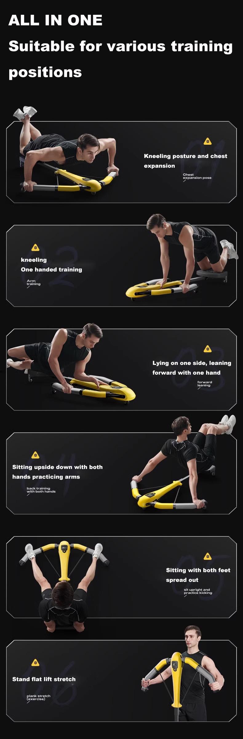 Compact Dragonfly Core Trainer – No-Space Rowing Machine for Home Gym, Multifunctional Ab & Strength Workout Equipment