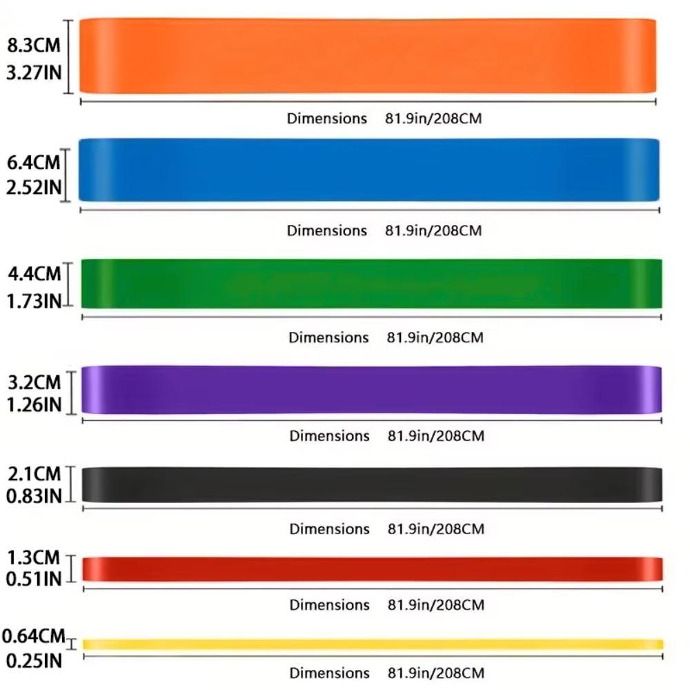 Latex Resistance Band Pull-Up Trainer, Home Gym Fitness Rubber Expander Ring, Strength Training Aid, Workout Equipment for Exercise