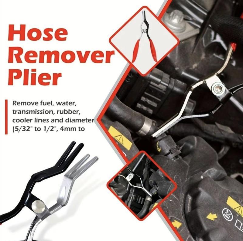 Professional Hose Clamp Kit, Fuel Line Disconnecting &Dismounting Tool Set for Automotive Maintenance,Multifunctional Pipe Clamp for Car Repair, Car Accessories