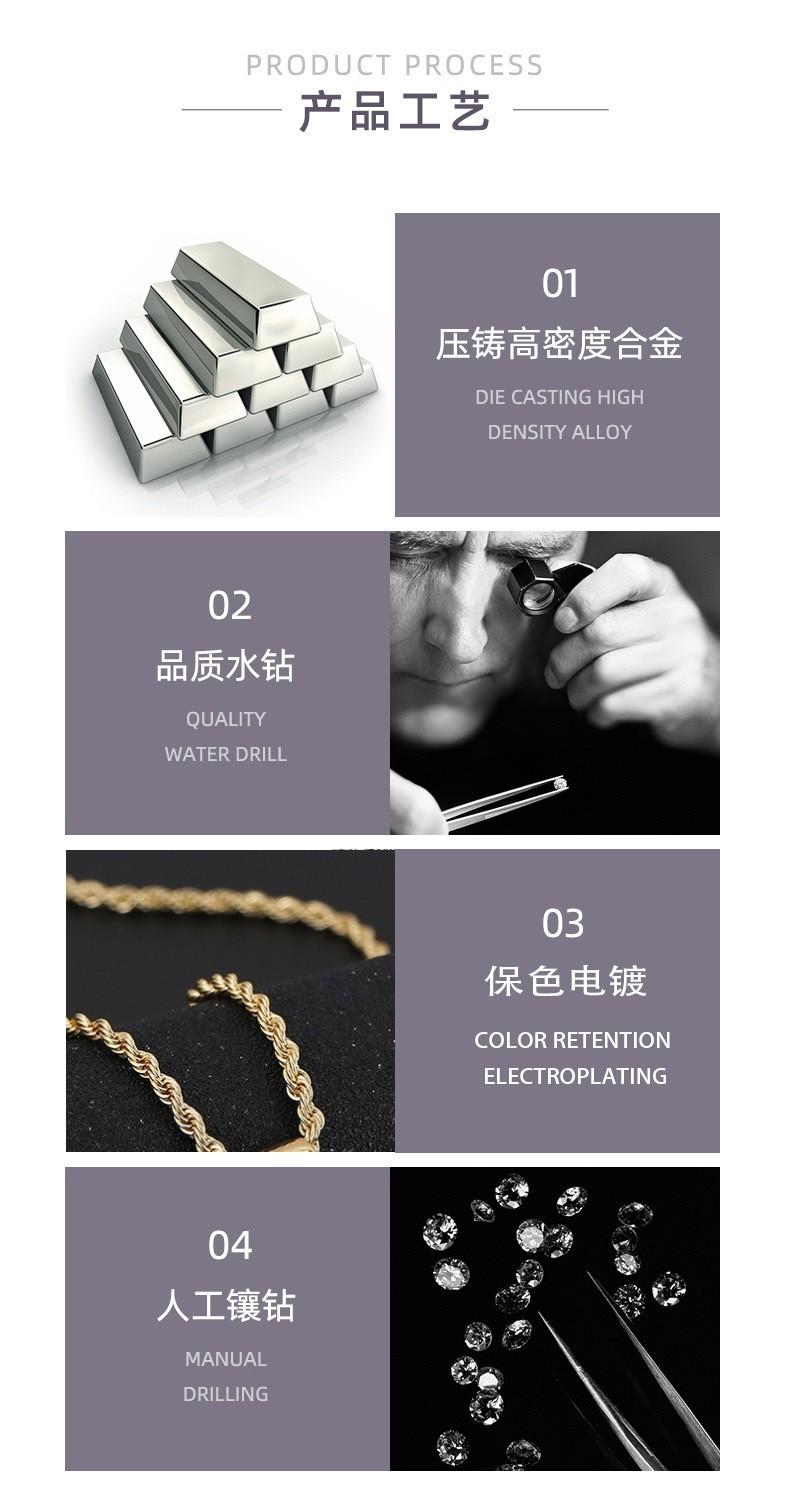 European and American hip-hop personalized portrait pendant with a sporty style, paired with a 3mm twisted chain necklace, men's slam-dunk pendant, vintage accessory