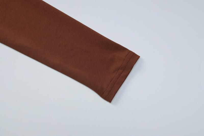 Women Spring Autumn Long Sleeve V Neck Bodycon Jumpsuit Overall One Piece Outfit