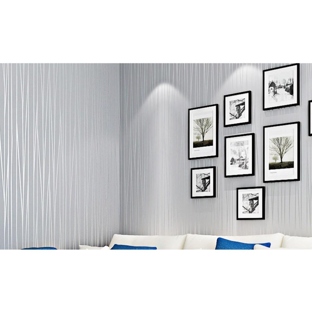 Modern Minimalist Self-Adhesive Wallpaper, Light Non-Woven Material, Moisture-Proof, Suitable for Living Room and Bedroom Decor