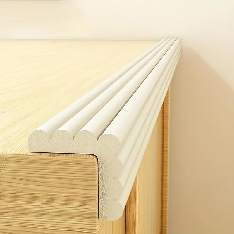 Yitape Universal Furniture Corner Protector Stickers, Soft Self-Adhesive Strip, Easy Install for Table/dresser, Invisible Protection