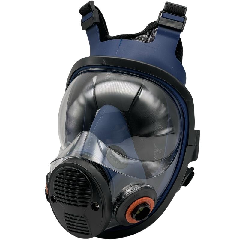 Reusable Anti-Fog Toxic Face Mask Set, Protective Mask, Full Face Respirator with Filter, Non-Slip Net Headband, Gas Dust Poison Protection, DIY Painting