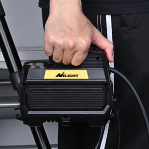 Nilight Tire Inflator Air Compressor Portable Air Pump for 12V DC Car Tires with Digital Pressure Gauge 150PSI Auto Tire Pump Compact Black