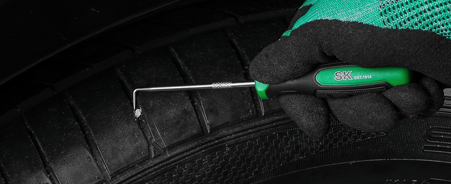#JumpstartSale SK 4-Count Hook and Pick Set, Straight Pick, Offset Pick, 90°Pick and Hook, Ideal for Auto and Electronics Maintenance Tools