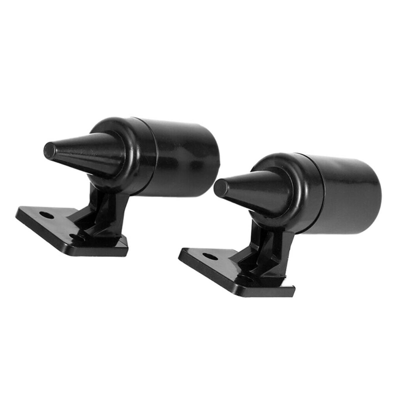 2PCS Ultrasonic Whistles Safety Sound Alarm Black Car Deer Animal Alert Warning