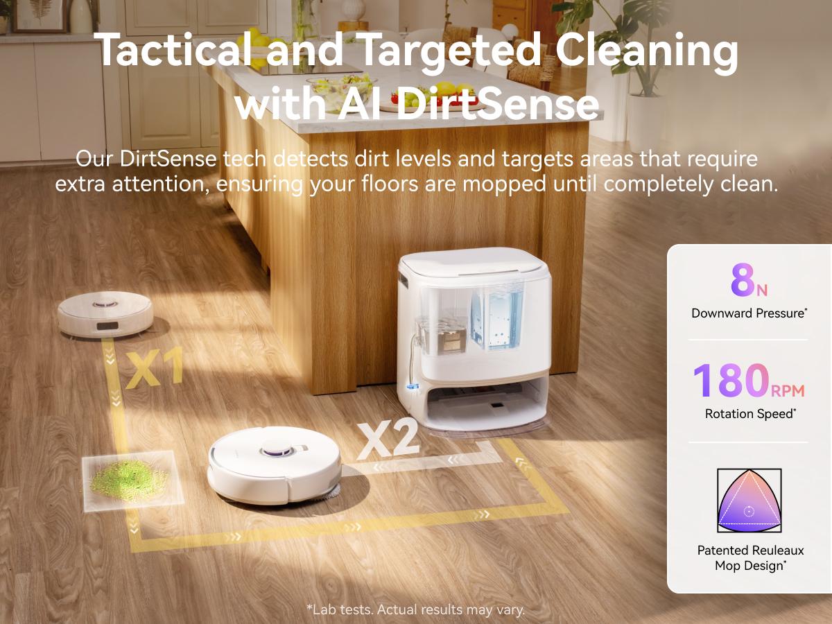 NARWAL Freo Z10 Robot Vacuum and Mop Combo, Tangle Free Robot Mop, 15,000Pa Suction, Adapts to Hard-to-Reach Areas, Self-Emptying, Mop Washing & Drying, Obstacle Avoidance, for Pet Hair & Hard Floor NARWAL Freo Z10 Robot Vacuum and Mop Combo, Tangle Free Robot Mop, 15,000Pa Suction, Adapts to Hard-to-Reach Areas, Self-Emptying, Mop Washing & Drying, Obstacle Avoidance, for Pet Hair & Hard Floor