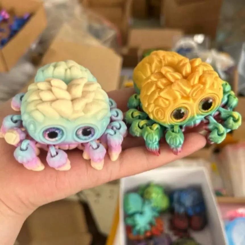 5 counts Cute Multicolor Spider Decor, Daytime Home &Office Decoration, Artistic Animal Tank Ornament,Durable Plastic Video Game Theme, Collectible Figurine