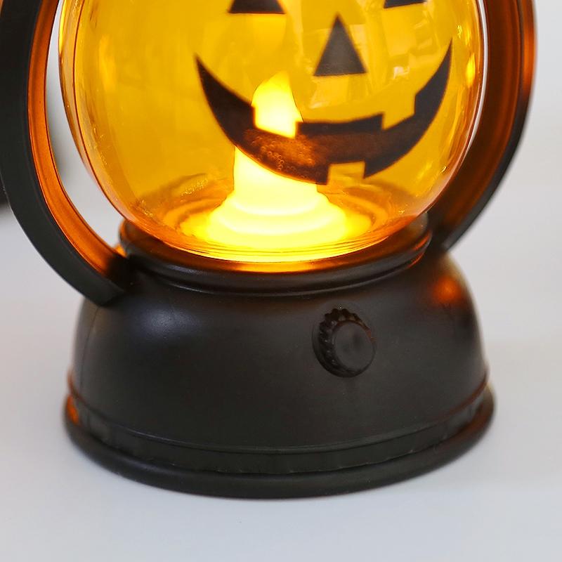 Halloween Pumpkin Oil Lantern, /box LED Hanging Light, Retro Hanging Light for Holiday Party, Perfect for Festive Decorations, Ornaments