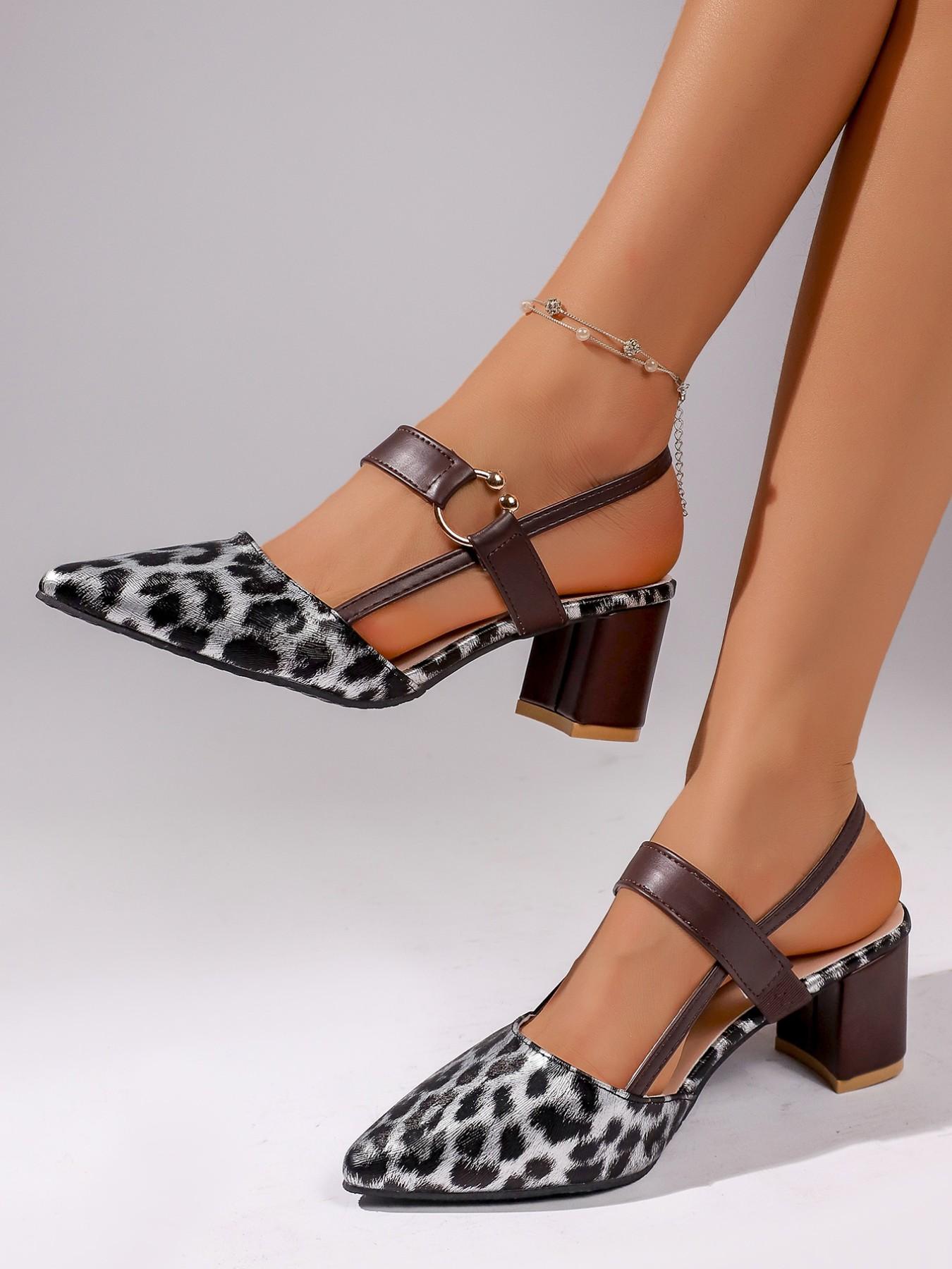Women's Elegant Pointed Toe High Heel Shoes, Sexy Retro Design, Versatile Fashion Pumps, Suitable for Spring Summer Fall, Footwear