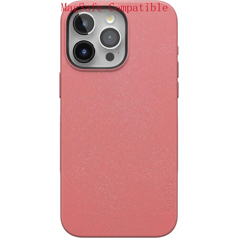 [Magnetic Compatible]Casely iPhone 17 16 15 14 13 12 |   Starfish Wishes |   Coral Pink Shimmer |   Bold Protective Design |   MagSafe Compatible Design