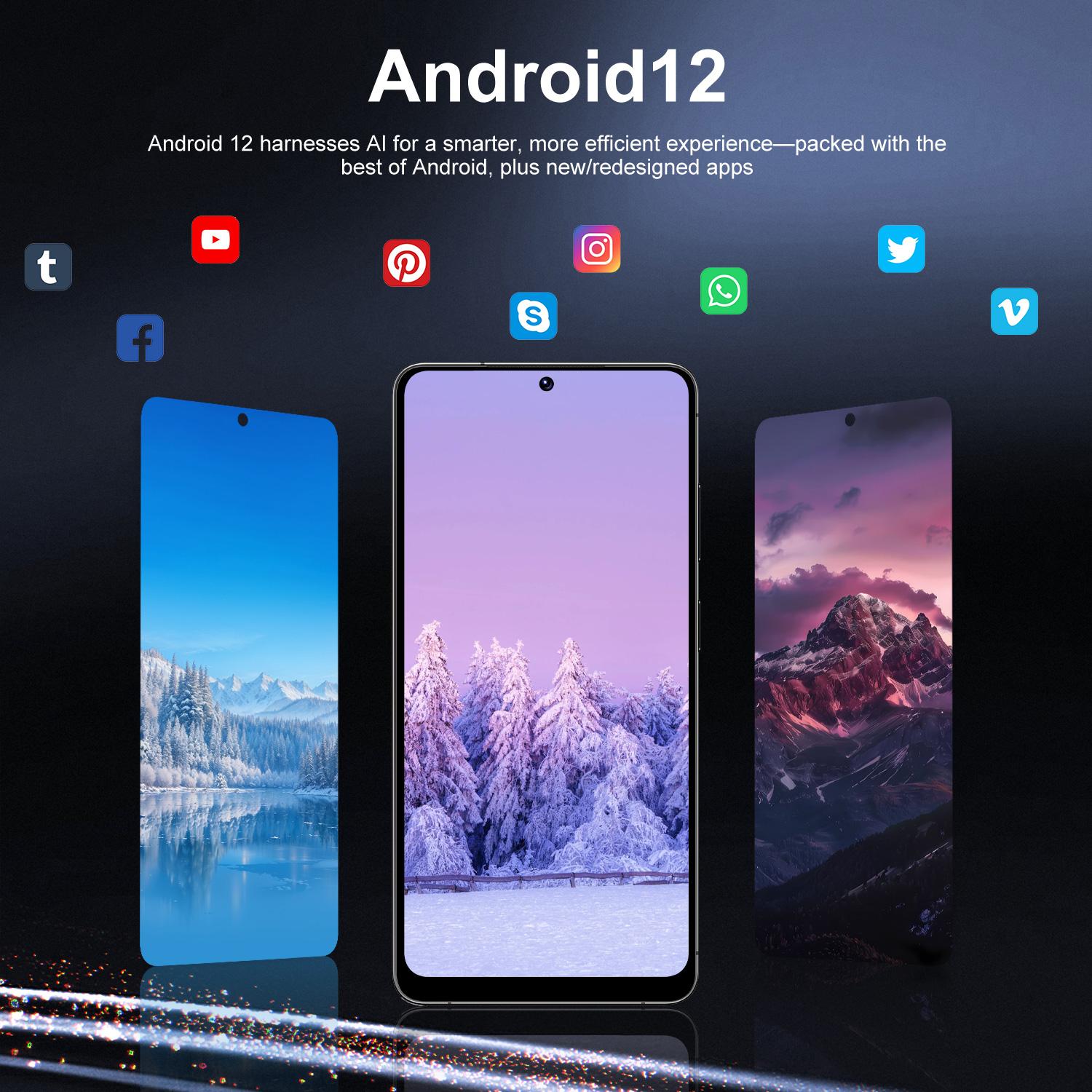 Astarry- 26 Ultra Smartphone, Android Mobile Phone, Mtk6762 Quad-Core, 3gb RAM 32GB Storage, Android 12, 6.75-Inch Full Screen, 4g Lte, 4100mah Battery, Android Cell Phones
