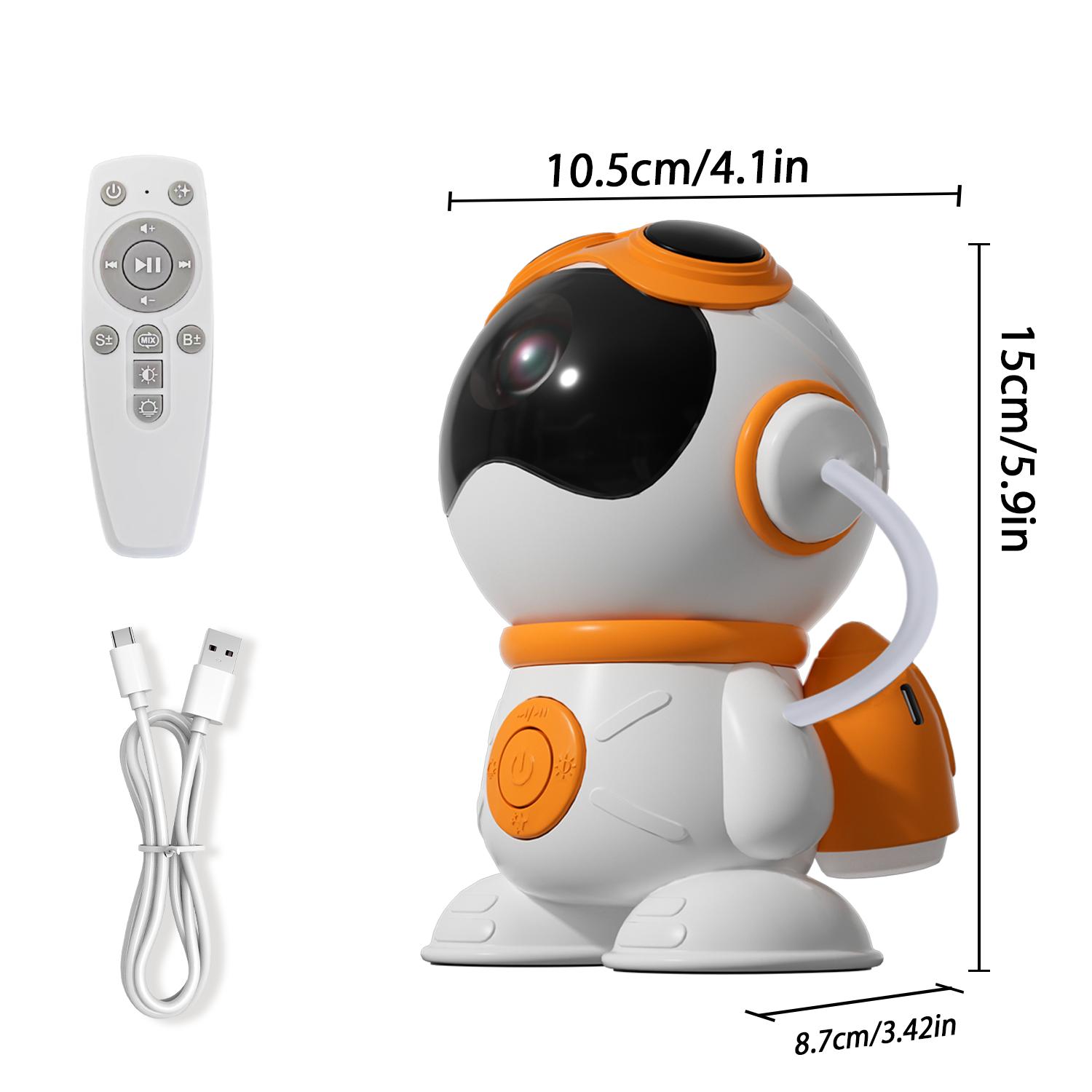 Starry Sky Projector with Remote Control, 1 Count Bluetooth-compatible Speaker Projector, USB Powered Playroom Night LED Light, Projector Lamp, LED Lights for Bedroom Room Decoration Astronaut Starry
