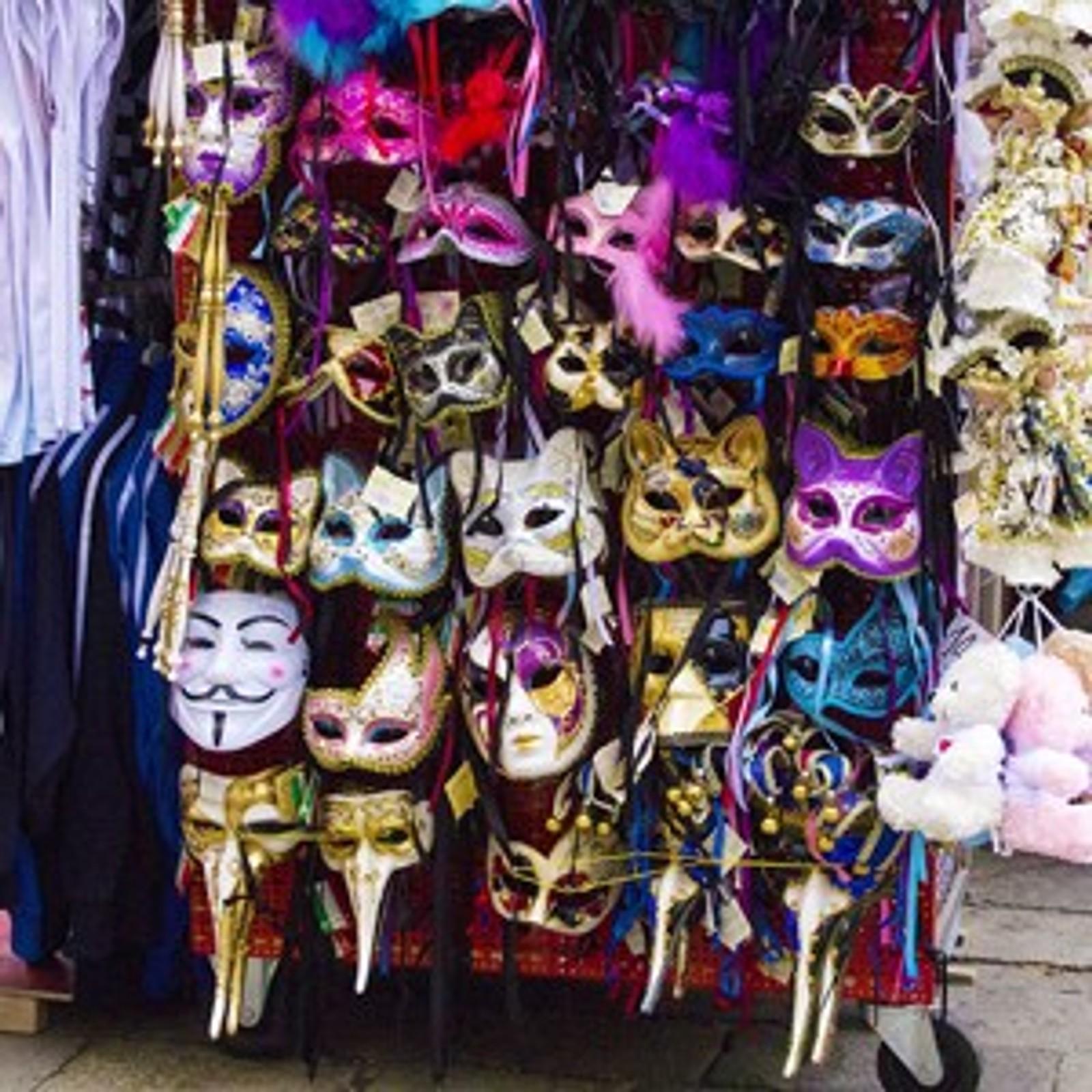 Venetian Jester Mask for Masquerade Music Carnival, Wall Decor Art Collection