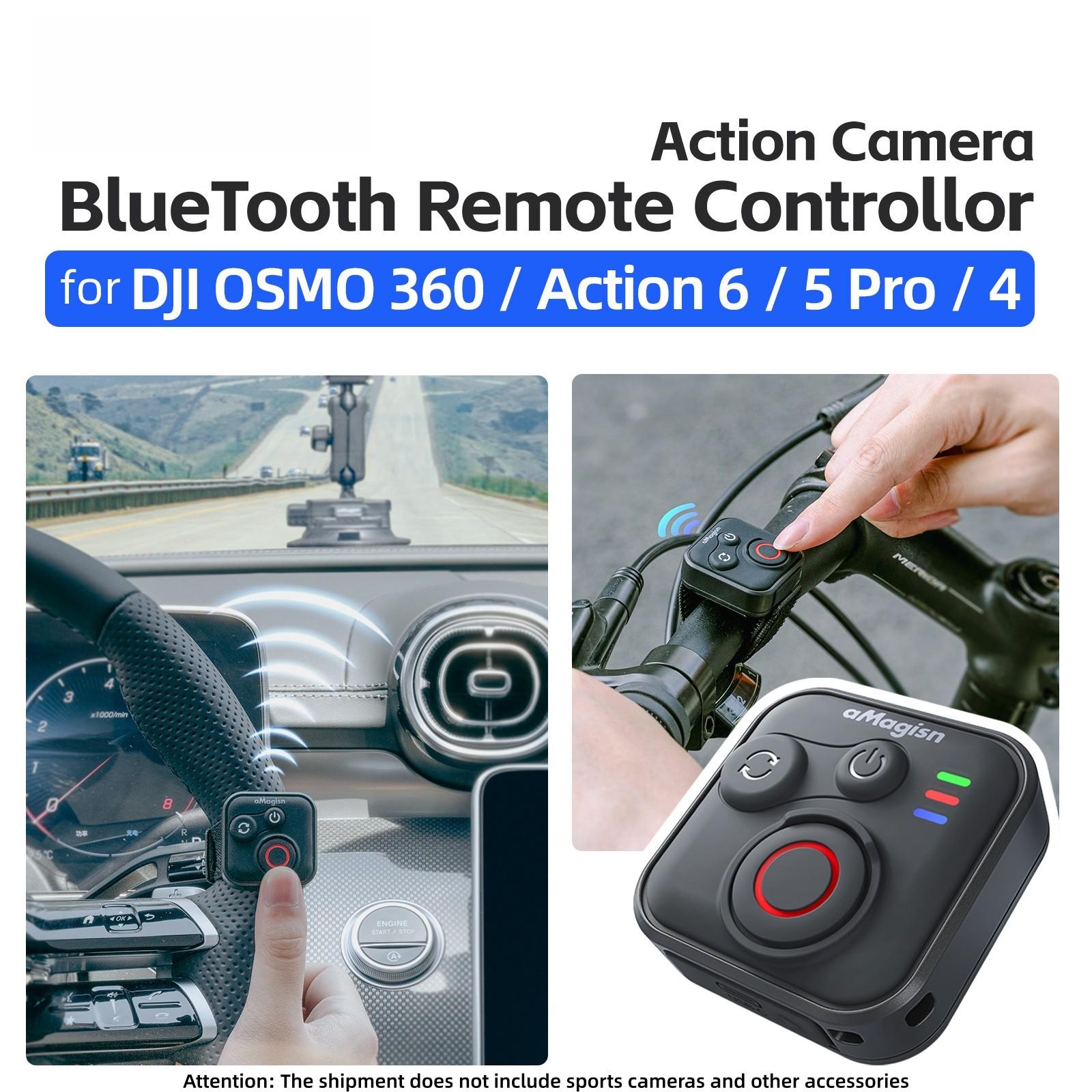 Bluetooth-compatible Remote Controller Dji Osmo 360 Action Camera, Compatible with Dji Osmo 360 Action 6 5 Pro/4, Sports Cam Accessories