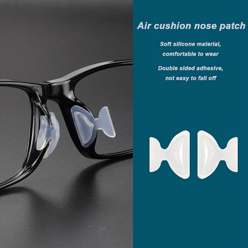 Unisex 10-Pack Soft Silicone Butterfly Nose Pads - Self-Adhesive Air Cushion, Easy-to-Attach, Comfortable Accessories for Everyday Eyewear