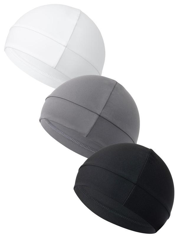 Unisex Plain Color Multifunctional Skull Caps 2026 Summer Sportive Beanie Fitted Hat for Men Women Stretchy Helmet Liner Biking Accessory Back To School Birthday Outfit Machine Washable Polyamide SpringStatements Fitting Outdoor Hat