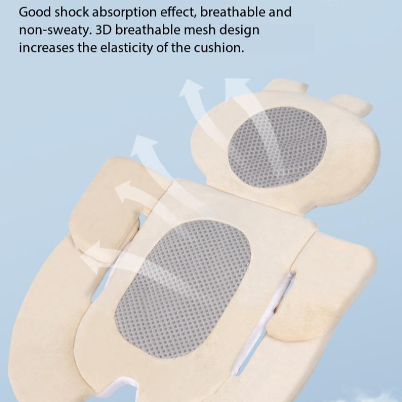 Child Safety Seat Cushion, Baby Stroller Backrest Pad, Universal Infant Car Seat Insert, Comfortable & Durable Design, Universal Fit