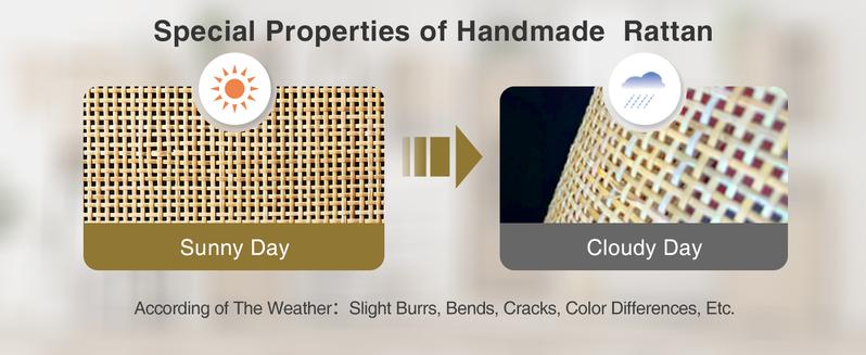 Vabches 67'' Tall Corner Cabinet with Handmade Rattan Doors, Rattan Storage Cabinet with Adjustable Shelves, Corner Bookshelf Space Saver for Barthroom, Living Room, Kitchen, Natural