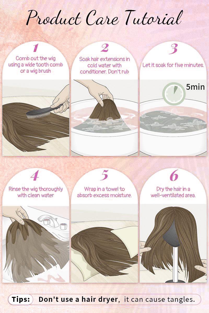 KooKaStyle Clip in Synthetic Hair Extensions Long Wavy 4PCS Thick Hairpieces to Chestnut Fiber Double Weft Natural Hair Extensions for Women