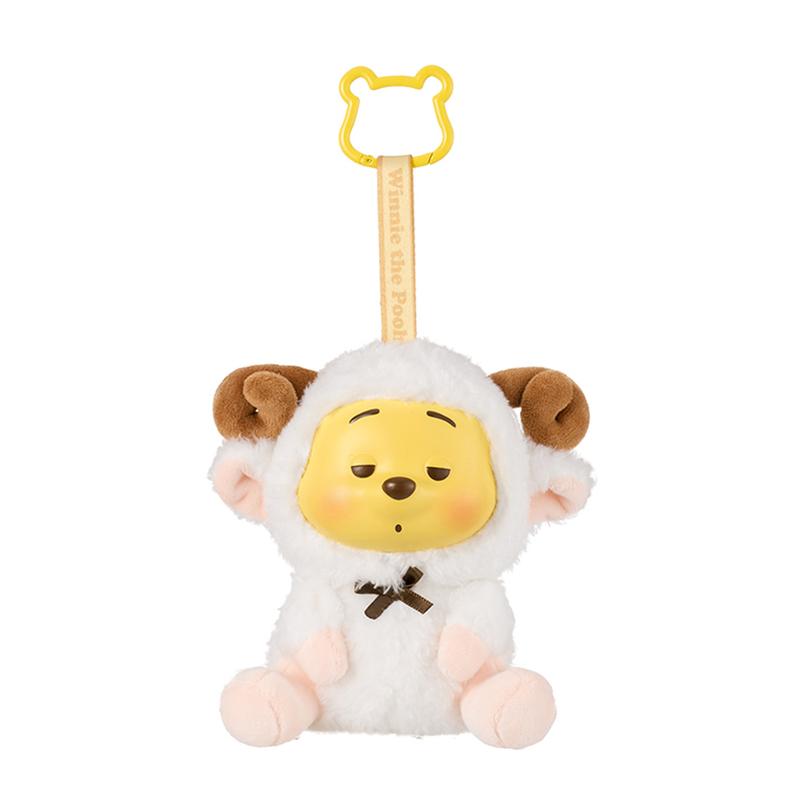 Disney Winnie the Pooh Plush Keychain Blind Box - Kawaii Disney Keychain for Your Bag or Desk Mystery Box Setup Perfect Cute Gift for Christmas & Halloween
