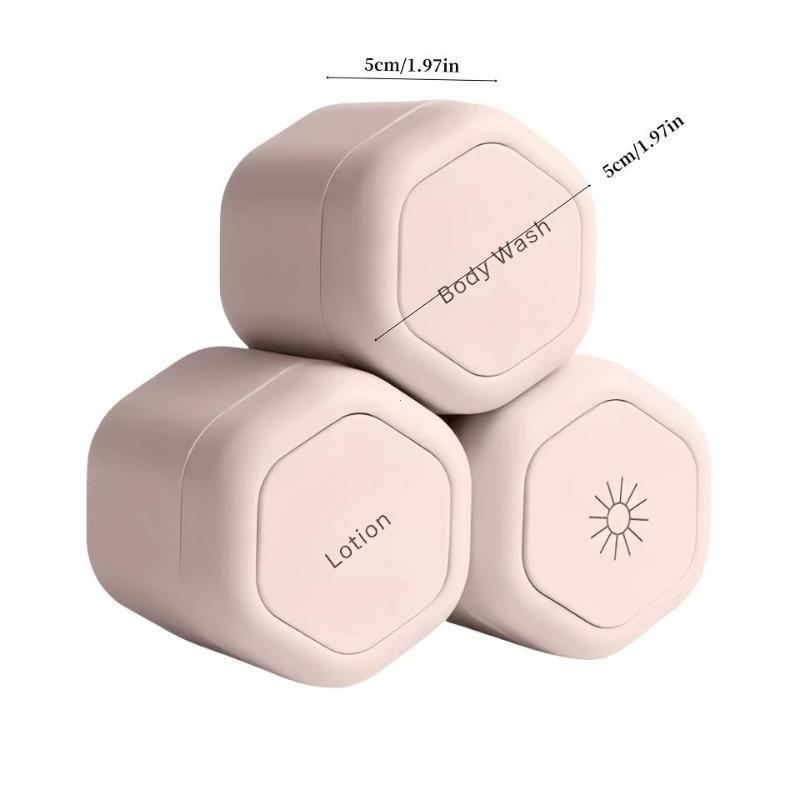 Travel Essentials Capsule Set, Portable Wash & Care Products, Compact Travel Capsules, Ideal for On-The-Go Use, Easy-To-Carry Containers