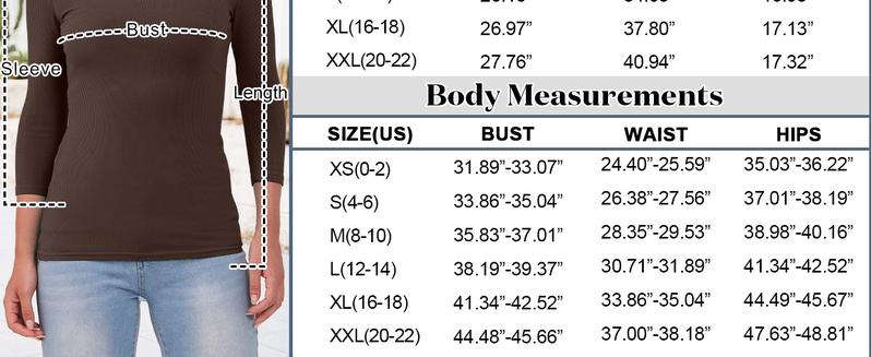 ANRABESS Women 3/4 Sleeve Crewneck Rib Knit Slim Fit Shirts Basic Tee Tops 2025 Summer Casual T-Shirt Workout Outfits Clothes