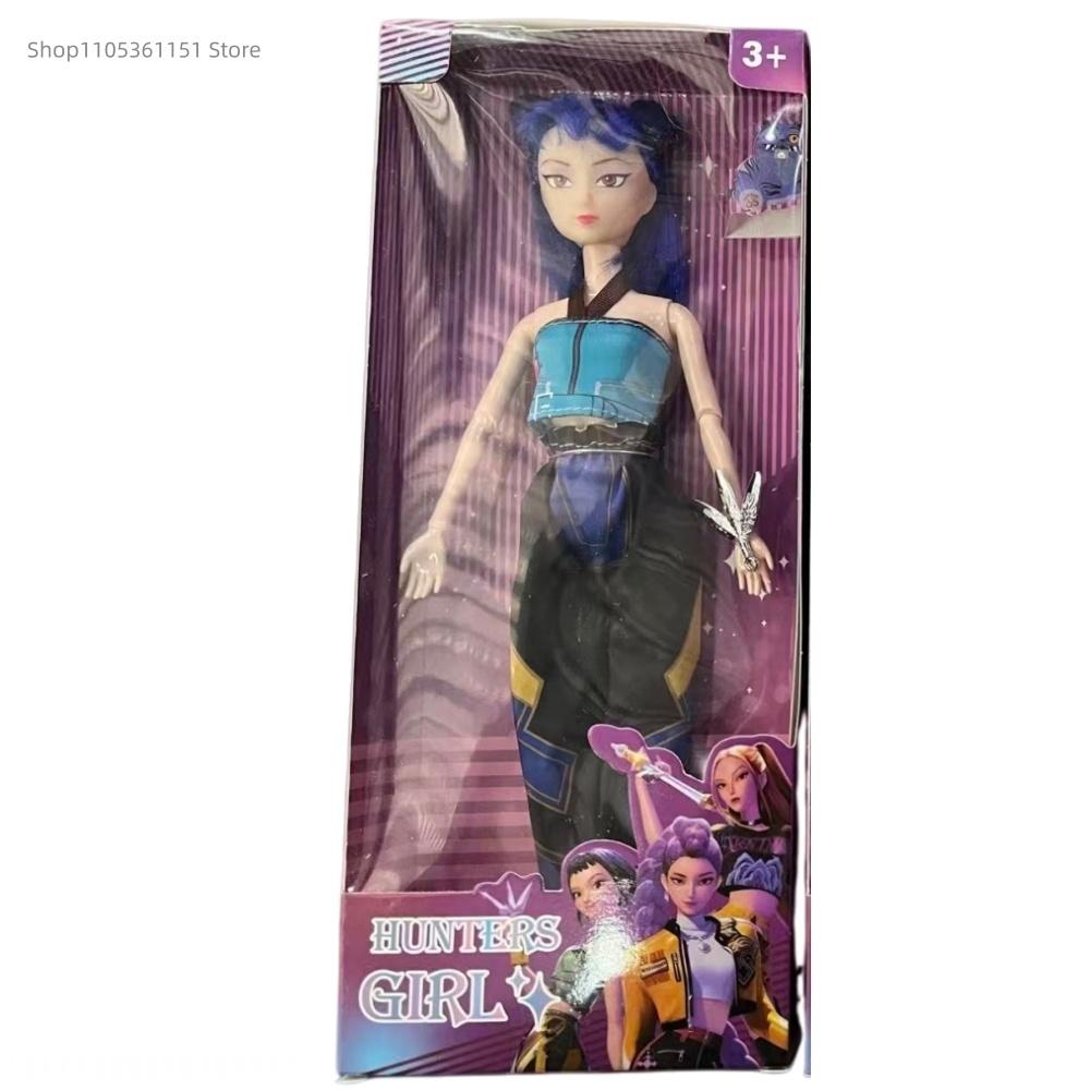 Hot High Quality Music style Anime Kpop Demon Hunters Doll Vinyl Toy Rumi Mira Zoey Demon Hunt Holiday gifts for Childrens