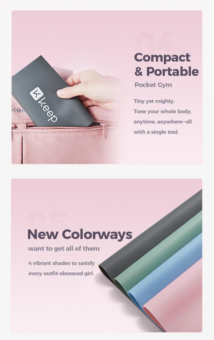 KEEP  Resistance Band, Professional Resistance Bands, Elastic Band, Work Out Bands, Stretch Bands for Working Out Women or Men, Exercise Bands Set for Physical Therapy, Yoga, Pilates