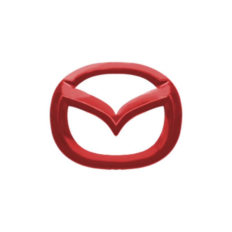 1PCS Car Steering Wheel Center Emblem Cover Sticker Decoration Accessories For Mazda 2 3 6 5 Demio CX3 CX4 CX5 CX-4 CX-5 CX7 CX30 MX3 MX5 MS Speed Axela Atenza