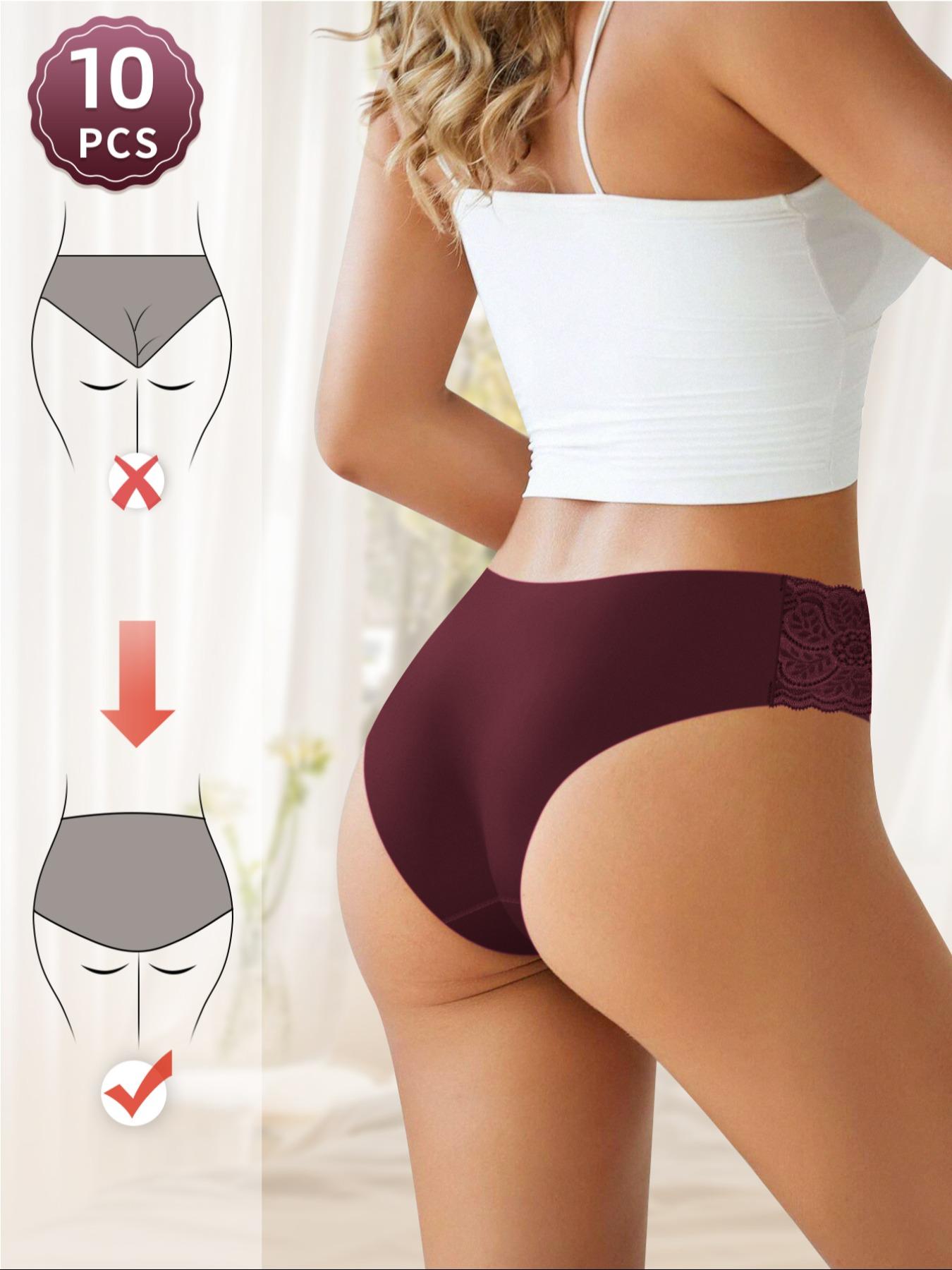 Women's Letter Print Briefs, Soft Comfy Breathable Knicker for Daily Wear, Underwear for All Seasons, Soft Breathable Panties