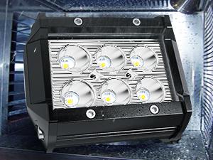 Nilight 4 Inch LED Light Pods Yellow Spot Beam Driving Fog Lights 2PCS 18W Off Road Lights Work Light Bar for Truck ATV UTV RV Pick-up Van Boat  Vehicle Lamp  dealsforyoudays