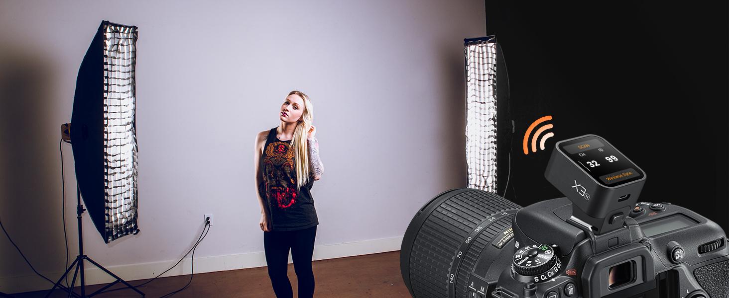 Godox X3 Godox TriggerGodox X3 TTL Wireless Flash Trigger, OLED Touchscreen Flash Transmitter,Built-in Lithium Battery, Flash Trigger Godox X3 Godox TriggerGodox X3 TTL Wireless Flash Trigger, OLED Touchscreen Flash Transmitter,Built-in Lithium Battery, Flash Trigger