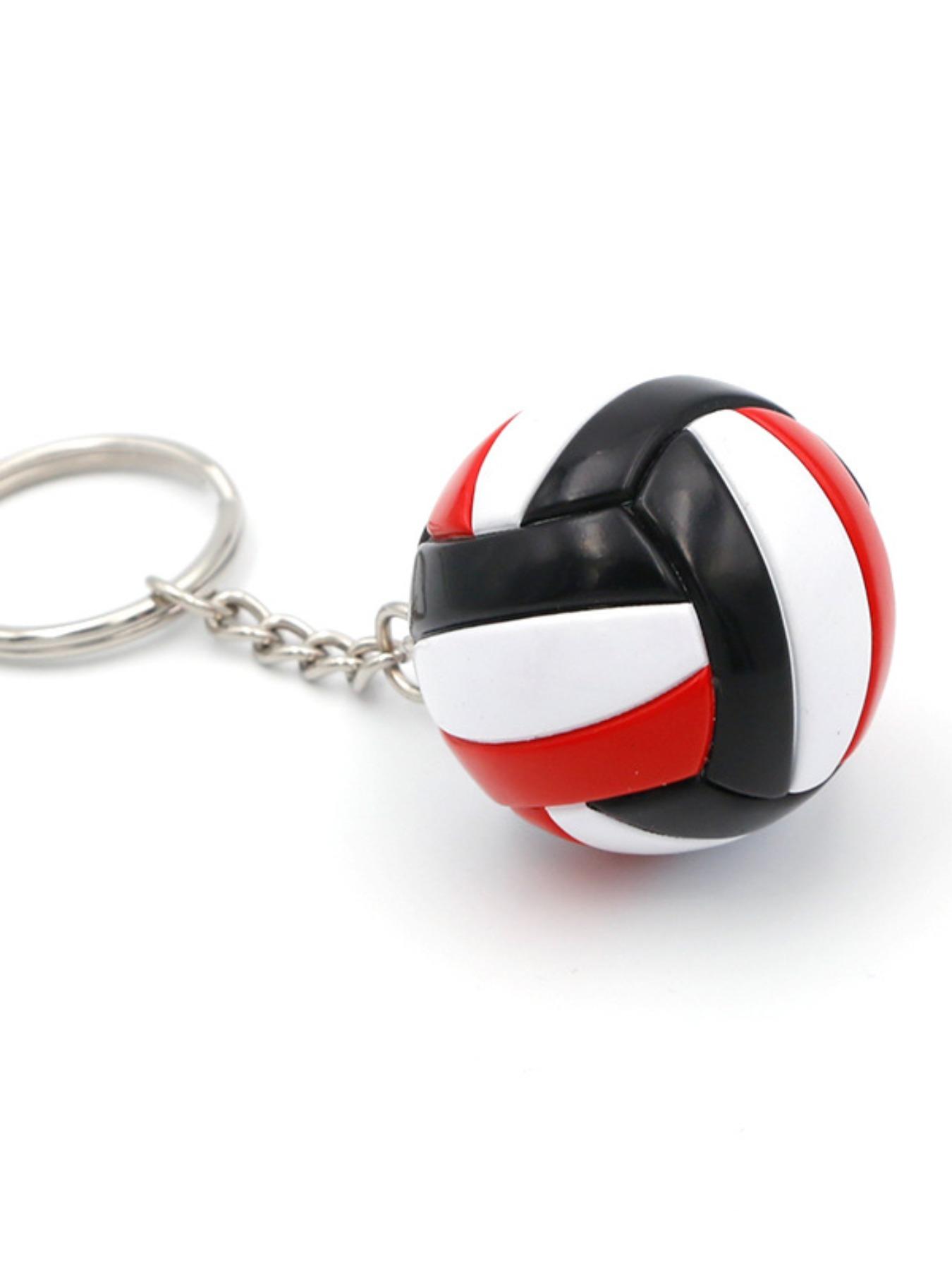 Volleyball Keychain Bag Charm Sports Competition Award Creative Gift, Unique Volleyball Accessory for Athletes & Fans