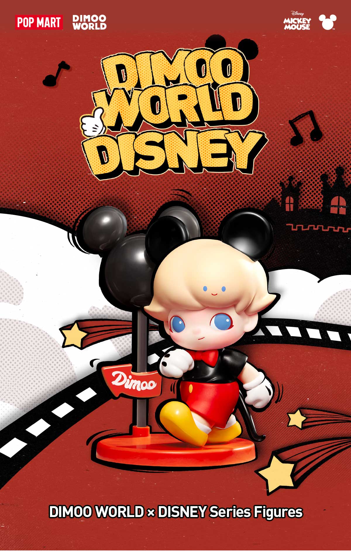 POP MART DIMOO WORLD × DISNEY Series Figures POP MART DIMOO WORLD × DISNEY Series Figures