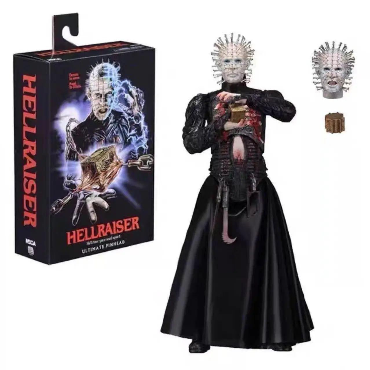 Neca Halloween Horror Nail Head Action Figure, Luxurious 7-Inch Collectible Model, Desktop Decor, Christmas Gift, Ornament