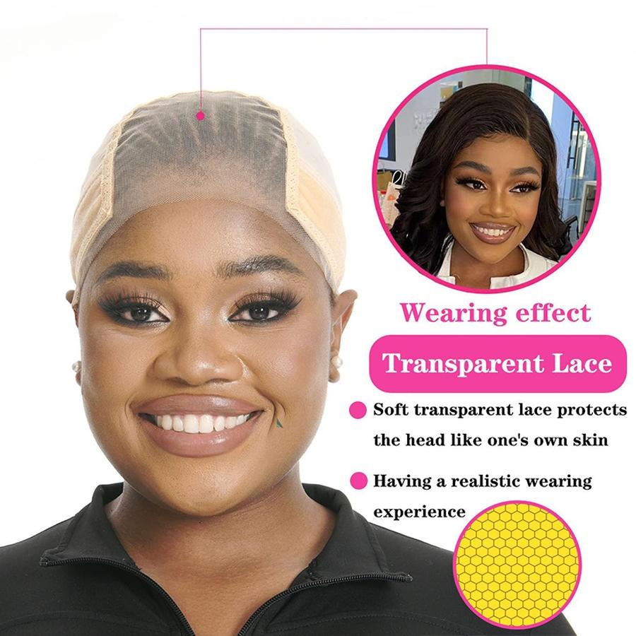 2Pcs Lace Wig Grip Cap for Women 4x5 Transparent Lace Wig Caps Non Slip Wig Gripper for Keeping Wigs In Place Adjustable Wig Cap with Grip Headband Make Your Wigs Glue Free