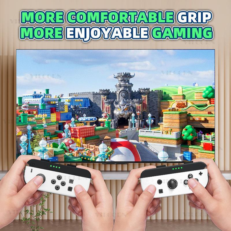 VILCORN Controller for Nintendo Switch OLED/Lite, Wireless Dual Gamepads with Wake-Up Vibration, Wireless Game Controllers, Bluetooth-compatible Game Controller for Switch Lite & OLED Host, Switch Accessories