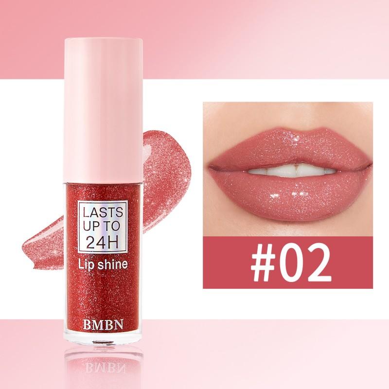 3pc/1pc Long-Lasting Highlight Lip Gloss Set, Includes Moisturizing, Refreshing, Lightweight, Rich Lip Glosses, Nude Lip Liner, Non-Sticky Liquid Lipstick Series