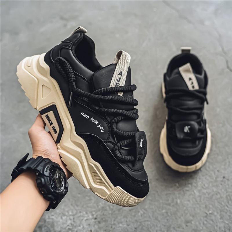 New Thick Sole Height Increasing Women's Dad Shoes 2025 Autumn Inner Height Casual Sneaker Athletic Makapal Trainer