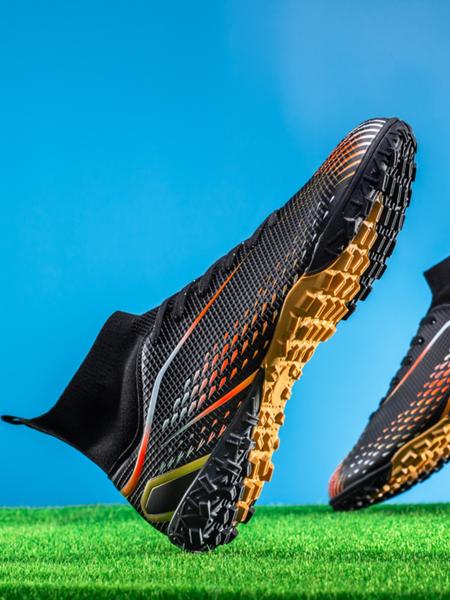Professional Soccer Shoes for Men & Women, Anti-Slip Wear-Resistant Indoor Outdoor Training Competition Footwear, Long Studs Ag TF Design, Football Field Boots