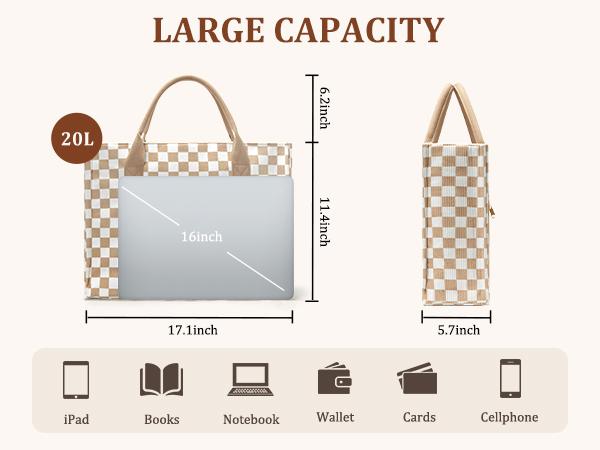 MEXS Tote Bag for Women Shoulder Corduroy Tote Purse with Compartments Handbag for Travel Work Gym 20L MEXS Tote Bag for Women Shoulder Corduroy Tote Purse with Compartments Handbag for Travel Work Gym 20L