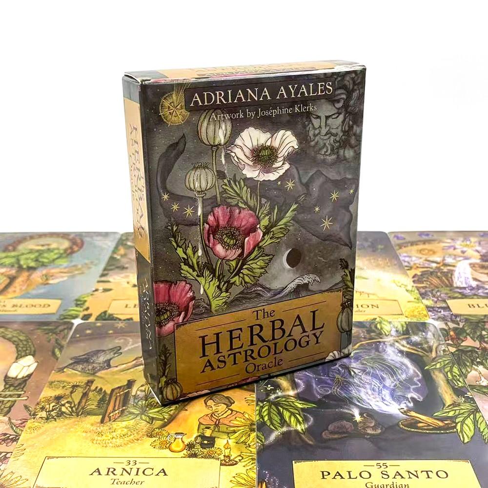 Herbal Astrology Tarot Cards, Magical Ritual Oracle Deck, Easter Halloween Party, Christmas Gift, Birthday Surprise, Friends Gathering Game