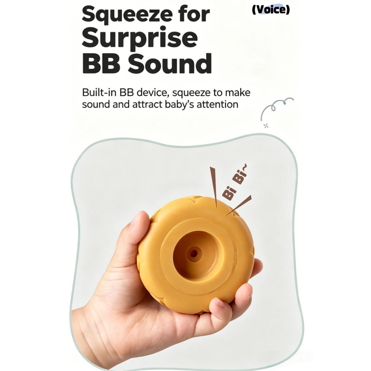 13pcs Baby Hand Grip Ball Toy, Soft Gel Blocks, Stacking Rings, Sensory Stimulus, Shape Recognition, Suitable for Kids Aged 6+ Months