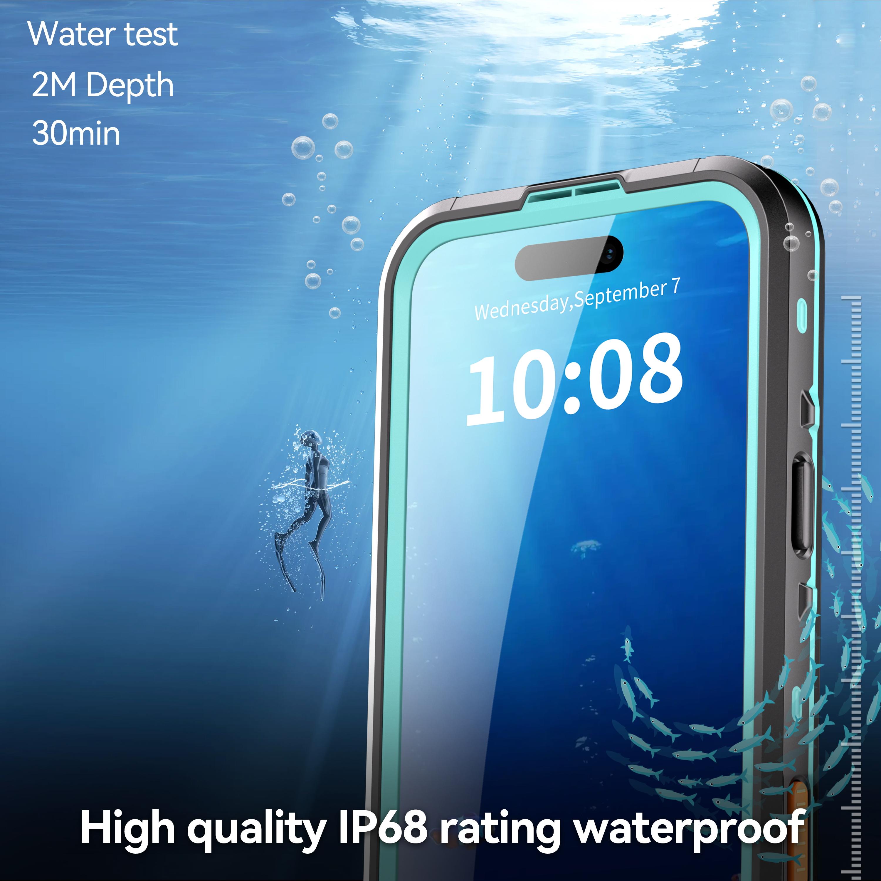 IP68 Waterproof Magnetic Case For iPhone 17 16 15 14 Pro Max Pro 13 Pro Max Protector Full Body Protective Dustproof Phone Case