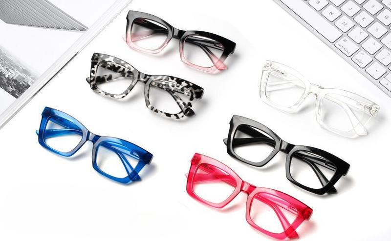 DEAAOK 3 Pack Oprah Style Reading Glasses for Women Blue Light Blocking Square Fashion Readers with Spring Hinge Computer Eyeglasses DEAAOK 3 Pack Oprah Style Reading Glasses for Women Blue Light Blocking Square Fashion Readers with Spring Hinge Computer Eyeglasses